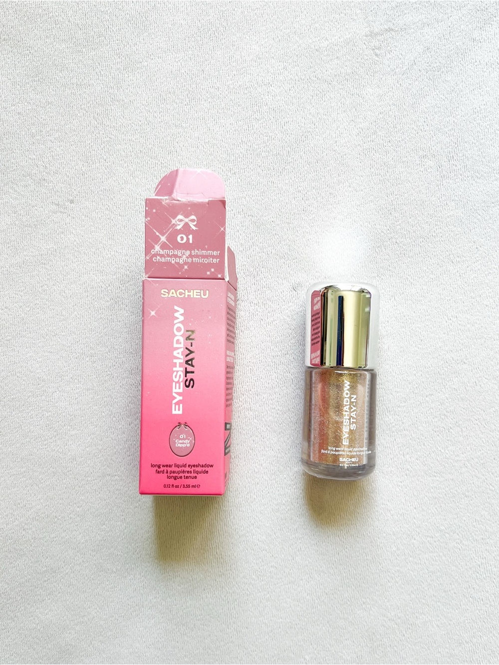 SACHEU Eyeshadow Stay-In Liquid Eyeshadow - Champagne Shimmer